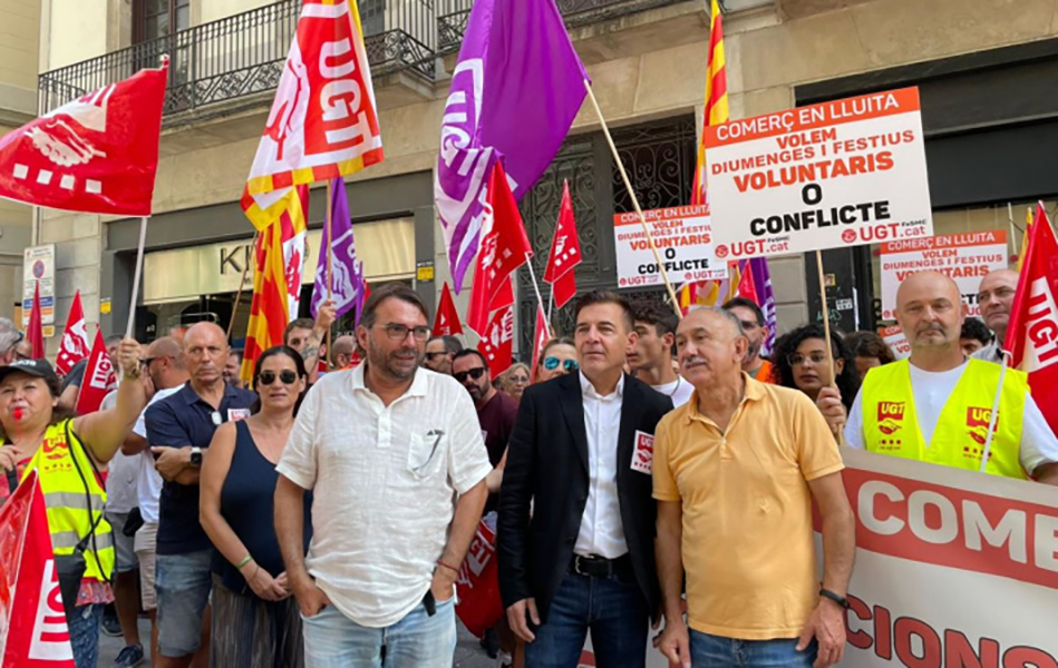 FeSMC-UGT de Catalunya  se plantea desvincularse del pacto por el comercio de Barcelona por incumplimiento